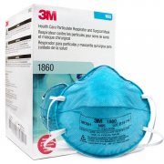 3M 1860 Surgical Mask N95 Disposable Particulate Respirator 1860 Medical Mask With Adjustable Nose Cl